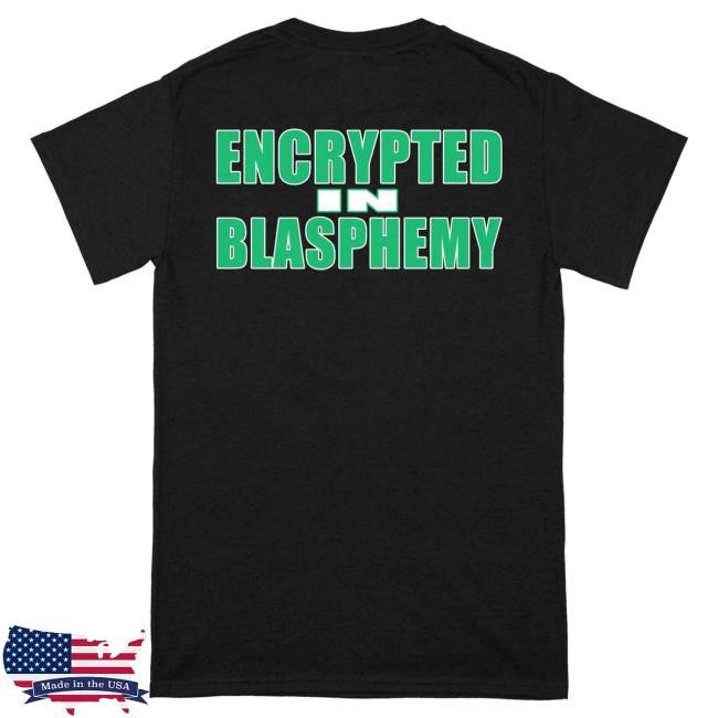 Official Reality Fade Merch Store Repudilation 'Encrypted In Blasphemy' Tees