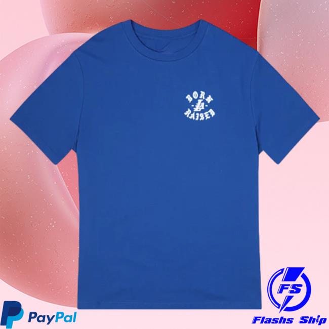 Official Born X Raised Merch Store Shop Los Angeles Lakers Born X Raised Blue T-Shirt