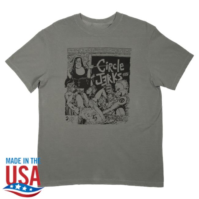 Official Kings Road Merch Store Circle Jerks Classroom Top Shirt (Gray) Kings Road Shop CircleJerks