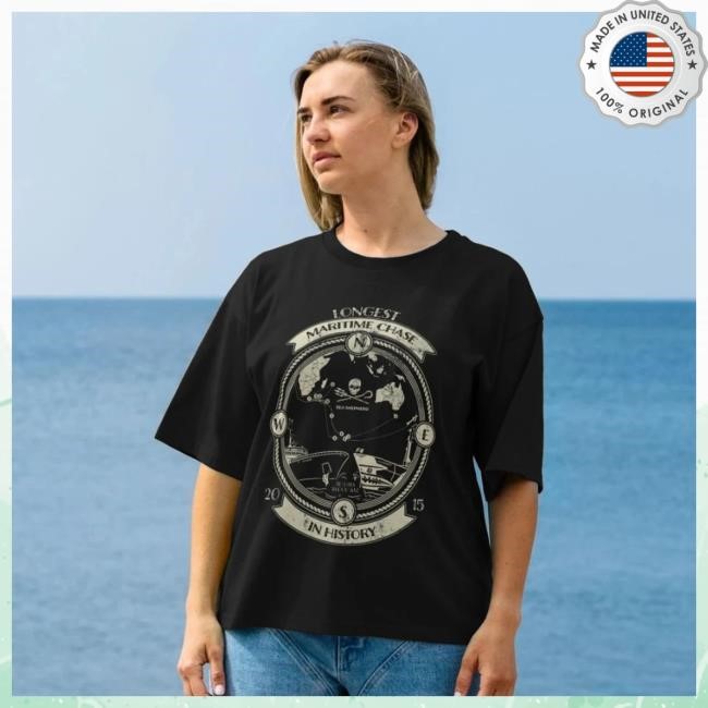 Official Sea Shepherd Store Maritime Chase Women's Oversized T Shirt