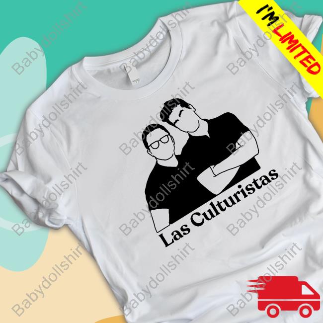 Las Culturistas White Tee Shirt