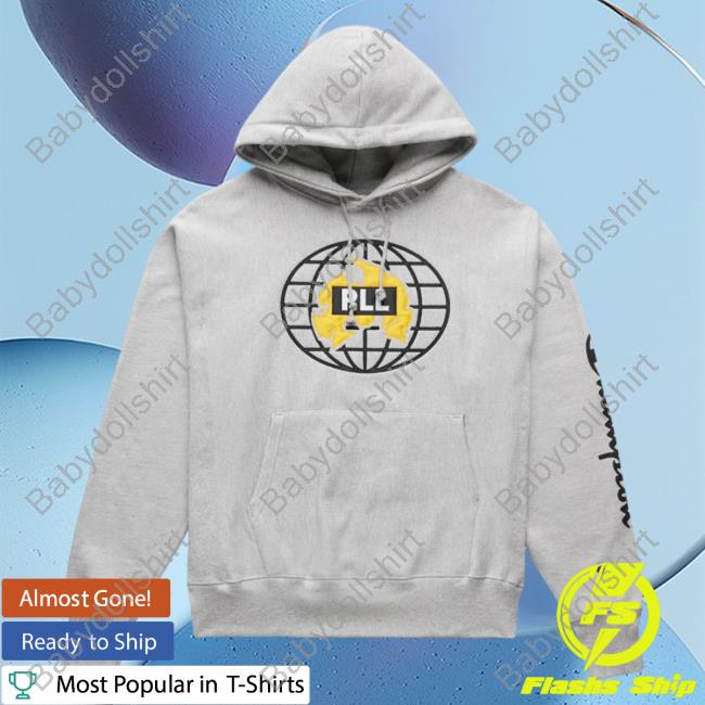 Official Premier Lacrosse League Shop The Globe Hoodie | Pll X Method Man Sweater Oxford Grey