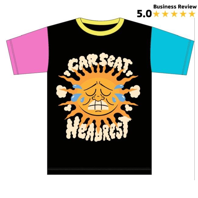 Colorblock Sun New Shirt Car Seat Headrest