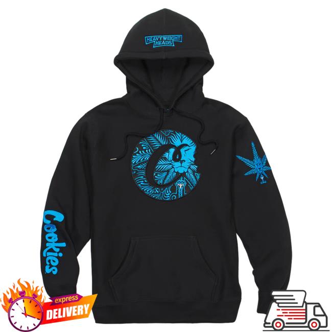 Official Cookies Merch Store Cookies X Heavyweight Heads Sweaters Black/Blue