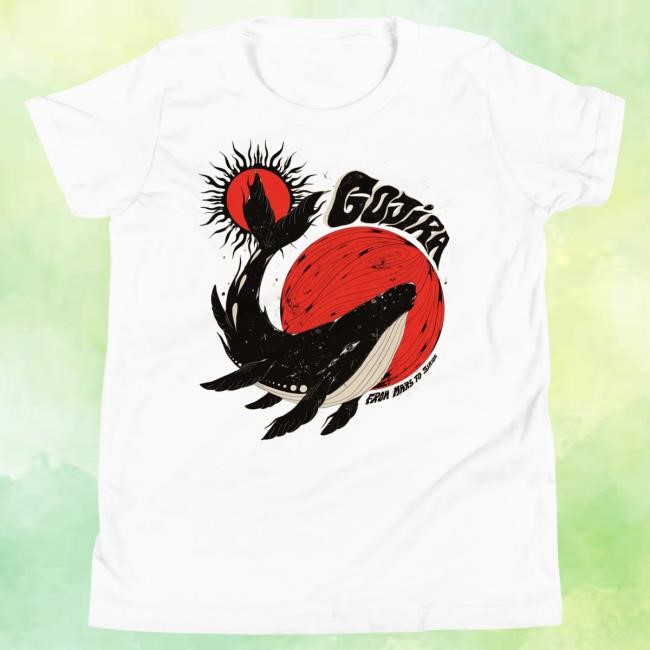 Official Gojira Merch Whale Moon Sun Youth Shirts