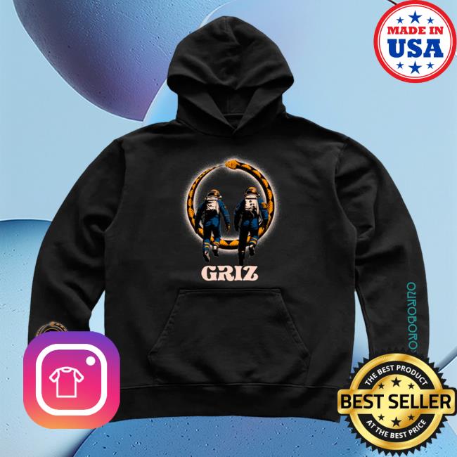 Griz Merch Griz Ouroboros Album Black Crewneck Sweatshirt