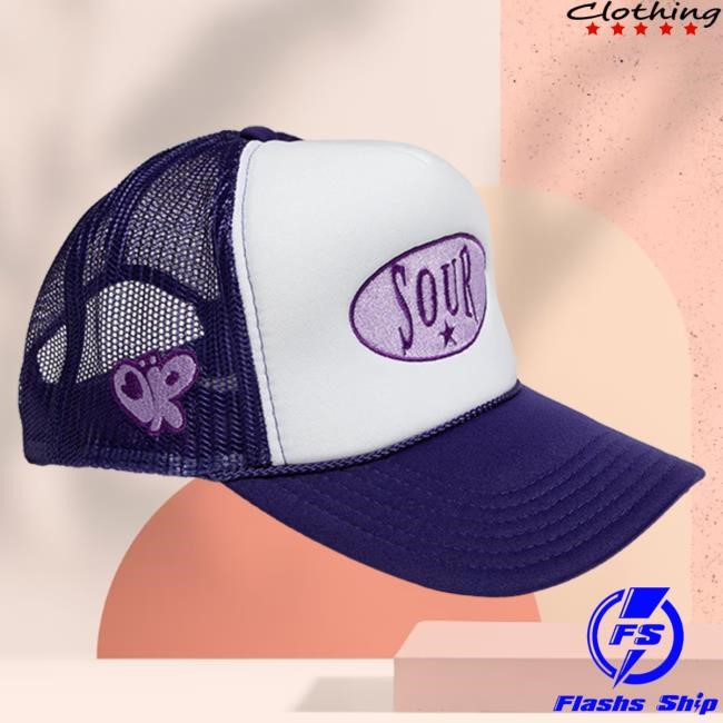 Official Olivia Rodrigo Store SOUR trucker Cap Official Olivia Rodrigo Store SOUR trucker Hat