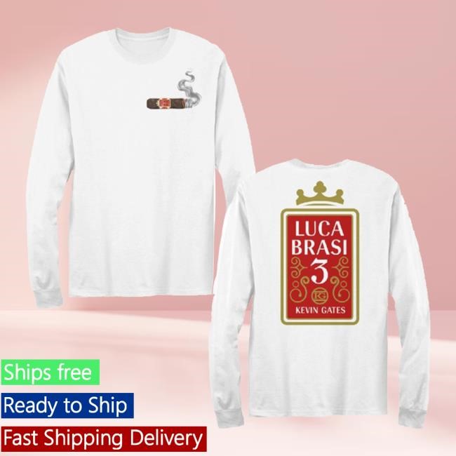 Kevin Gates Merch Cigar Label Long Sleeve Shirt | Kevin Gates Official Store