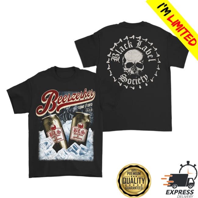 Beerzerker Can Short Sleeve Shirt Black Label Society Shop