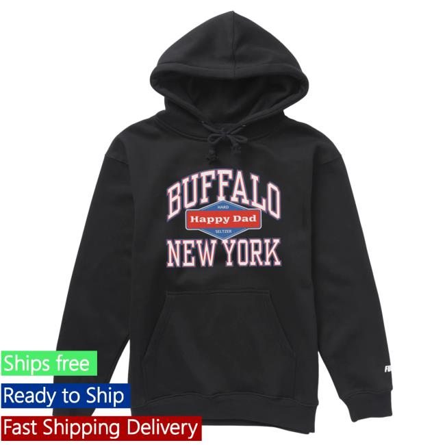 Happy Dad Hard Seltzer Clothing Store Shop Happy Dad Buffalo Ny New York Pullover Sweatshirt Black HappyDad Merch