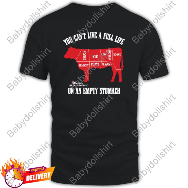 Official The Wisconsin Beef Council Black Tees