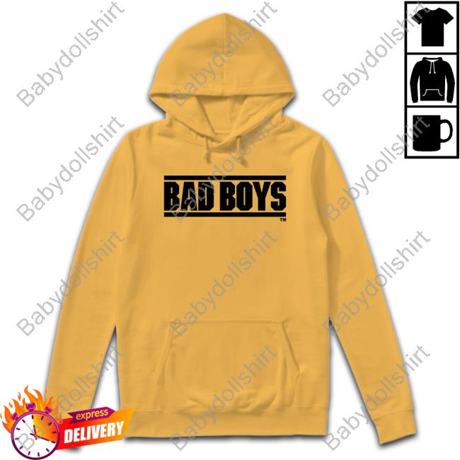 Official Bad Boy Supply Merch Bad Boys Logo White Tee Shirt