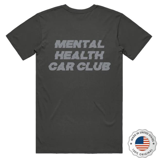 Official Emelia Hartford New Shirt - Grey Mental Health Car Club Hartfordltd