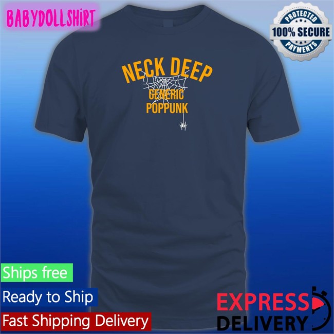 Neckdeepstore Merch Generic Pop Punk Halloween Neck Deep Generic Pop Punk Shirts Restock Due To Popular Demand