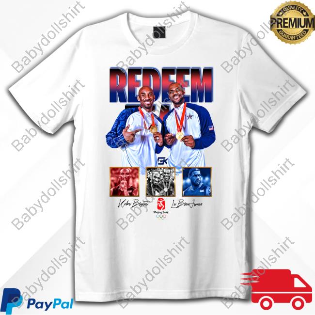 Official Golden Knight GFX Kobe x Bron Redeem Team Shirts