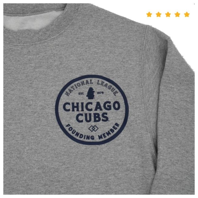 Ivy Shop Chicago Cubs Founding Member New Era Crewneck 2026