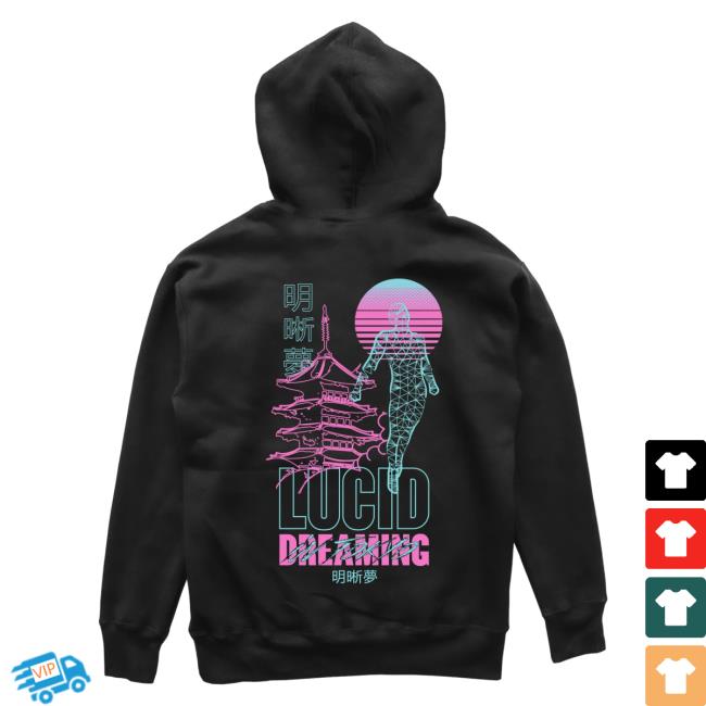 Official Dream Clothing Lucid Dreaming Zip Up Pullover Hoodie Dreamclothinghq