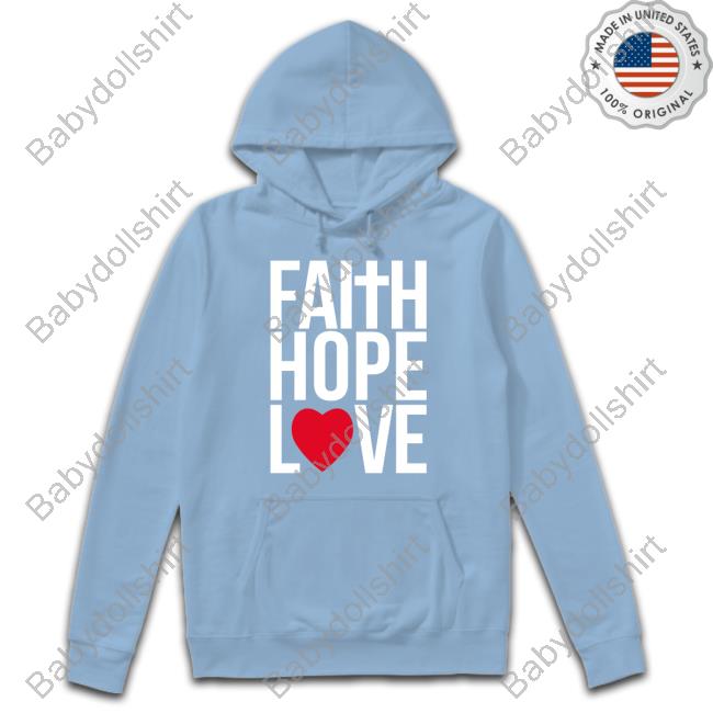 Officer Tatum Faith Hope Love Hooded Sweatshirt