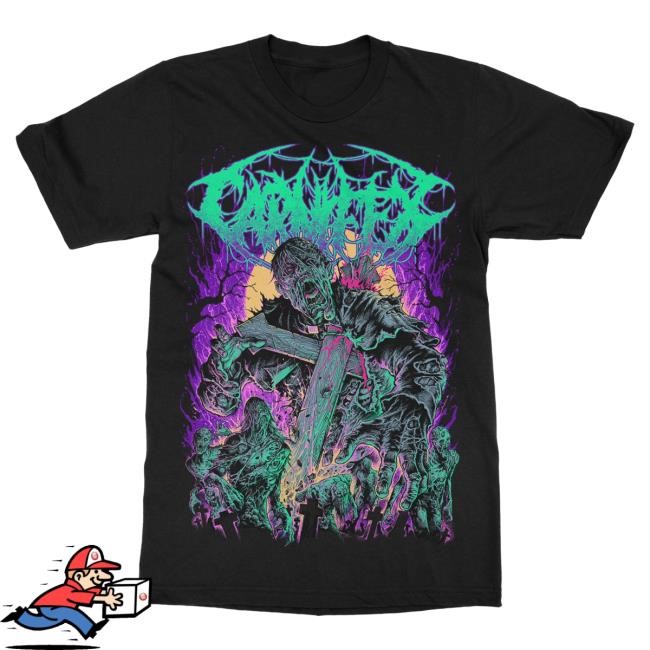 Official Indie Merch Store Carnifex Hell Chose Me Zombie Shirt IndieMerchStore