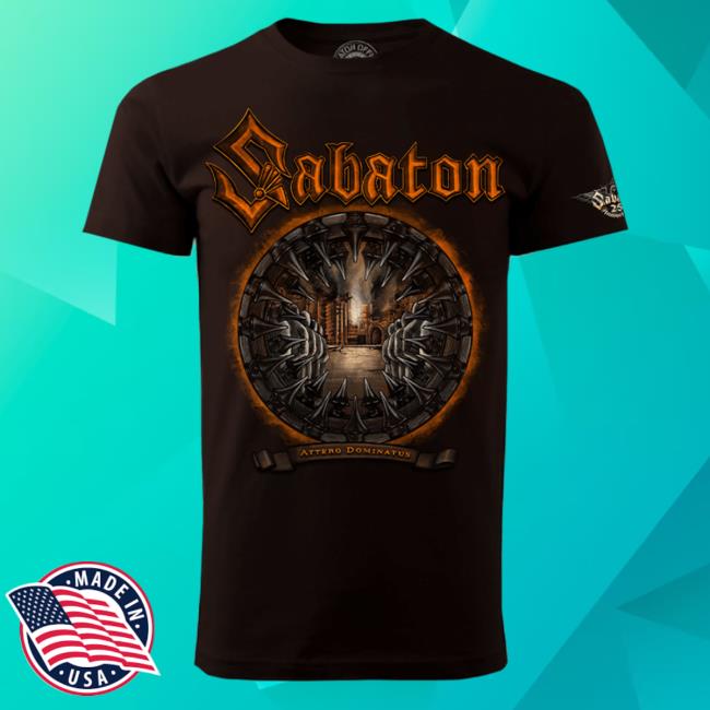 Official Sabaton 25th Anniversary Attero Dominatus Special Edition Tee