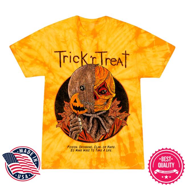 Official Cavity Colors Trick 'R Treat 3D Tie Dye Hot Shirt Cavitycolors
