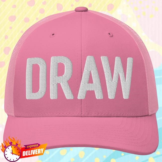 Cincy Shirts Draw Trucker Hat Graphic Print Street Cap