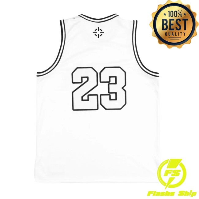 Proper Street Basketball Jersey Shirt White/Black Proper Shop