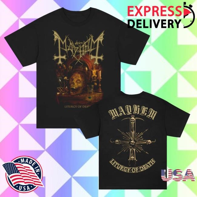 Official Mayhem Band Vanitas Top Shirt (Black)