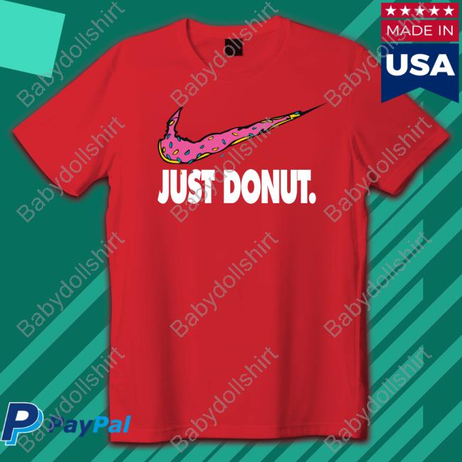 Just Donut Parody Edition Limited Black Shirt