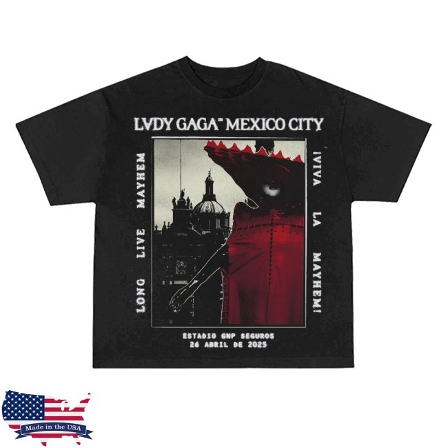 Lady Gaga Mexico City Shirt Playera Sin Mangas
