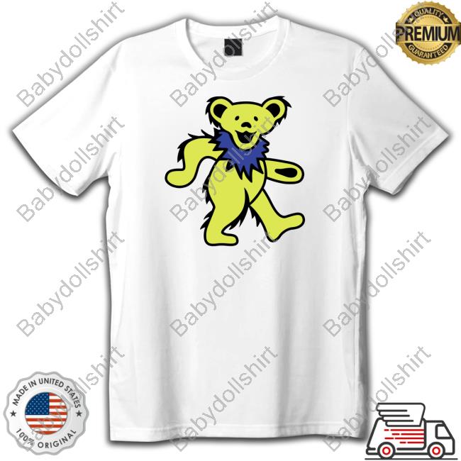 Grateful Dead Classic Navy With Yellow Bear Hoodie