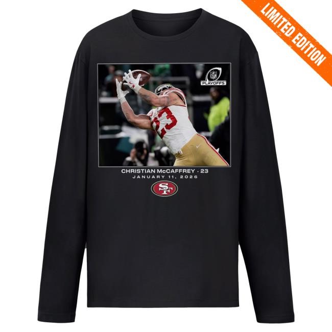 NFL Wild Card McCaffrey 49ers Tee for BT Fit Fans