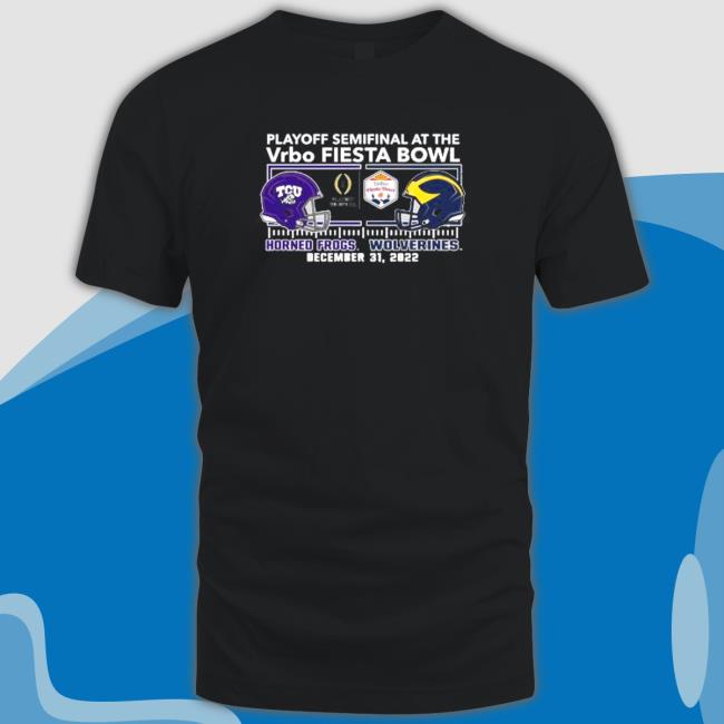 Texas Christian University Football 2022 Fiesta Bowl Playoff Bound Match-Up Hooded Sweatshirt