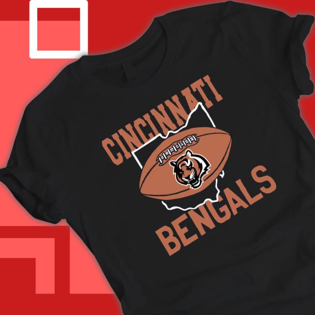 Official Cincinnati Ohio Bengals Logo Homage Shirt