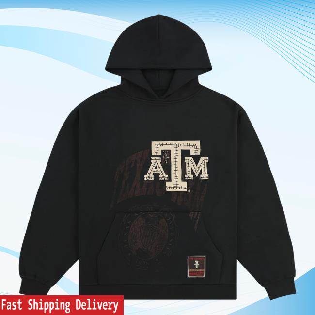 Official Travis Scott Utopia Merch Store CJ X M&N X TEXAS A&M UNIVERSITY Crewneck Sweatshirt Travis Scott Apparel Clothing TravisScott