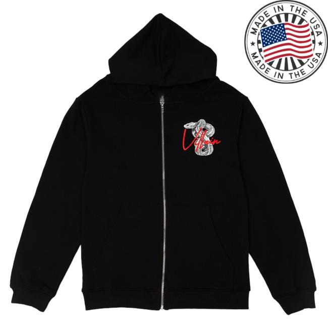 Official Villains Beautiful Bastard Zip Up Longsleeve