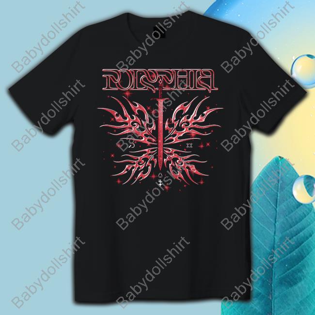 Official Polyphia Merch Tribal Butterfly Black Tee