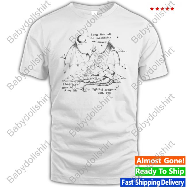 Taylor Swift Fighting Dragons With You White Sweartshirt