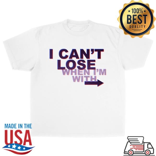 Official Jonas Brothers I Can't Lose Arrow Hot Shirt - Right