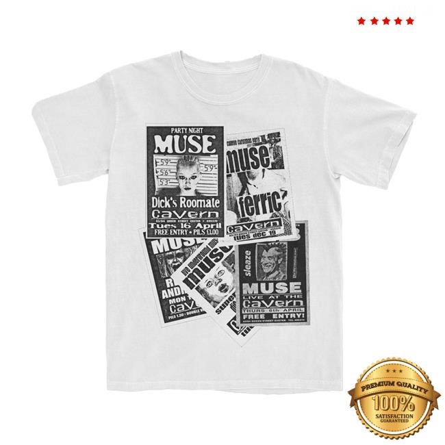 Official Muse Clothing Store Cavern Charity New T-Shirt | Muse