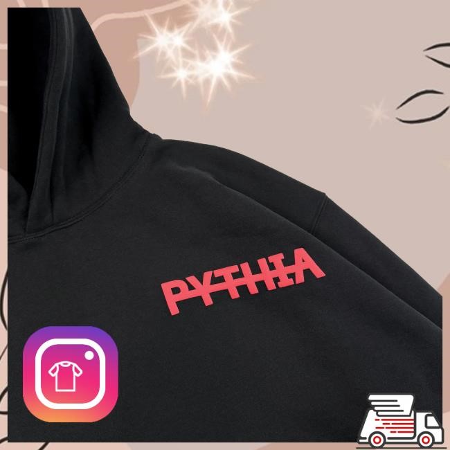 Official Pythia Clothing Pythia Make Someone's Day Hooded Sweatshirt - Black Pythia Clothing
