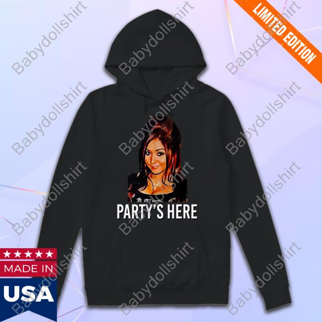 Party’S Here Tshirt Nicole Polizzi