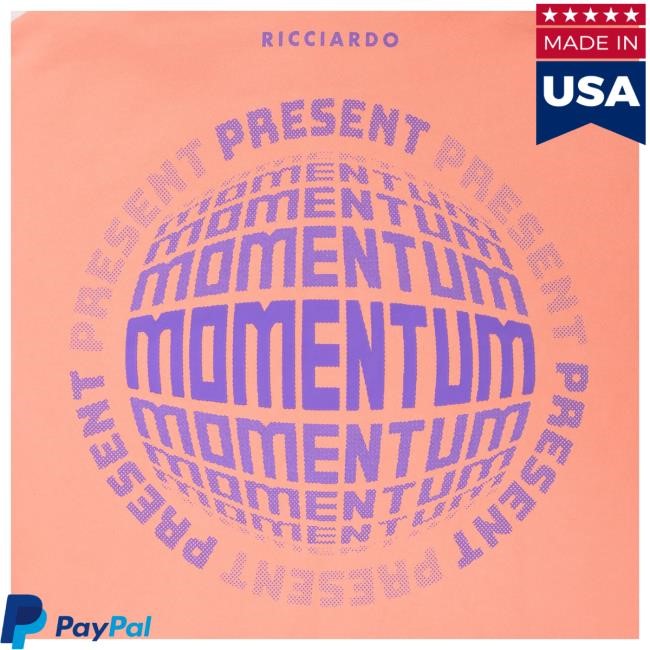 Official Enchante Clothing Apparel Daniel Ricciardo RIC3 Present Momentum Peach Attractive Hoodie Enchante Merch Store
