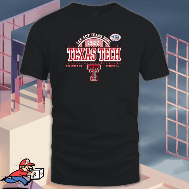 Official Texas Tech Red Raiders Taxact Texas Bowl Bound 2022 Long Sleeve Tee