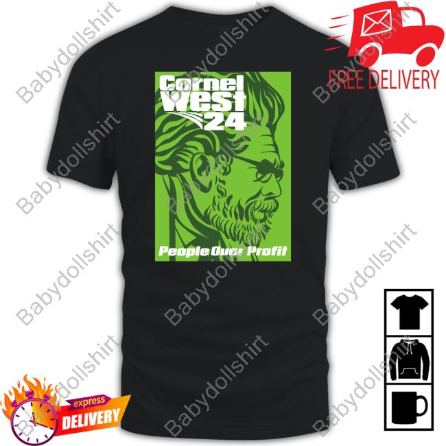Cornelwest2024 Merch People Over Profit Hoodie