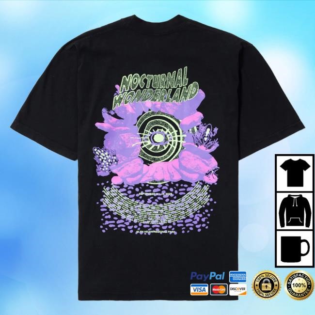 Official Insomniac Wetlands Rhythm Lineup S/S Tshirt