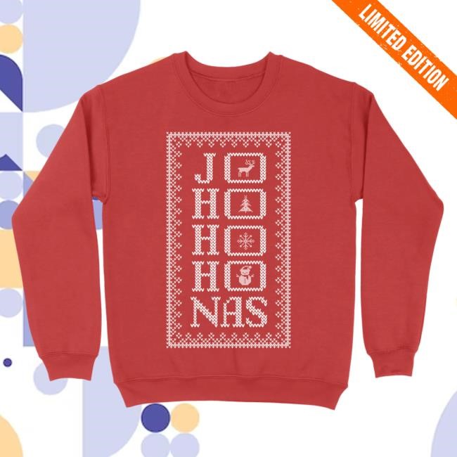 JO HO HO HO NAS Sweatshirt Jonas Brothers Merch Shop