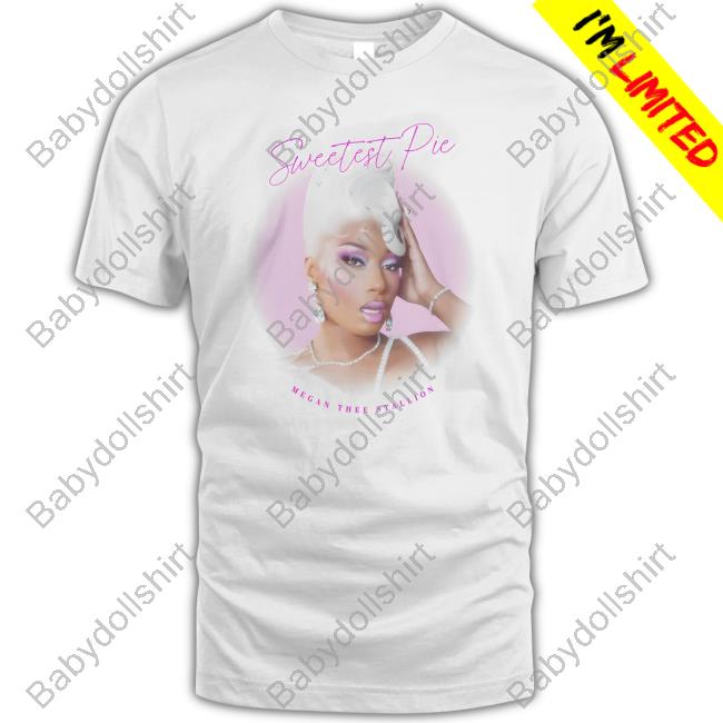 Official Megan Thee Stallion Merch Sweetest Pie Photo T-Shirt