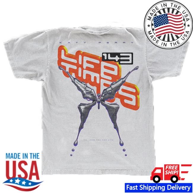 Official Katy Perry Merch Store Katy Perry Lifetimes Heart Tees - Ice Grey KatyPerry