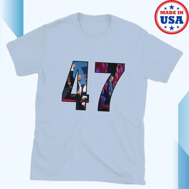 Trump 47 Fighting Shooting Tee